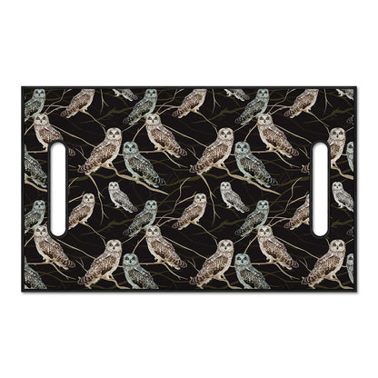 Night Owl Pattern Print Golf Cart Seat Cover