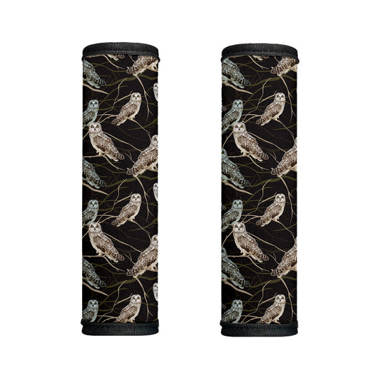 Night Owl Pattern Print Handle Covers