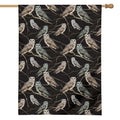 Night Owl Pattern Print House Flag