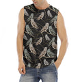 Night Owl Pattern Print Men's Fitness Tank Top