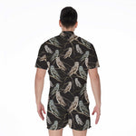 Night Owl Pattern Print Men's Rompers
