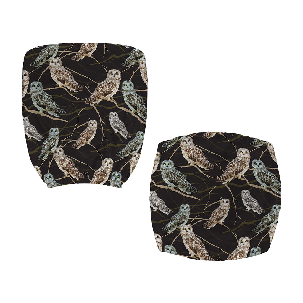 Night Owl Pattern Print Office Chair Cover