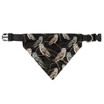Night Owl Pattern Print Over The Collar Dog Bandana