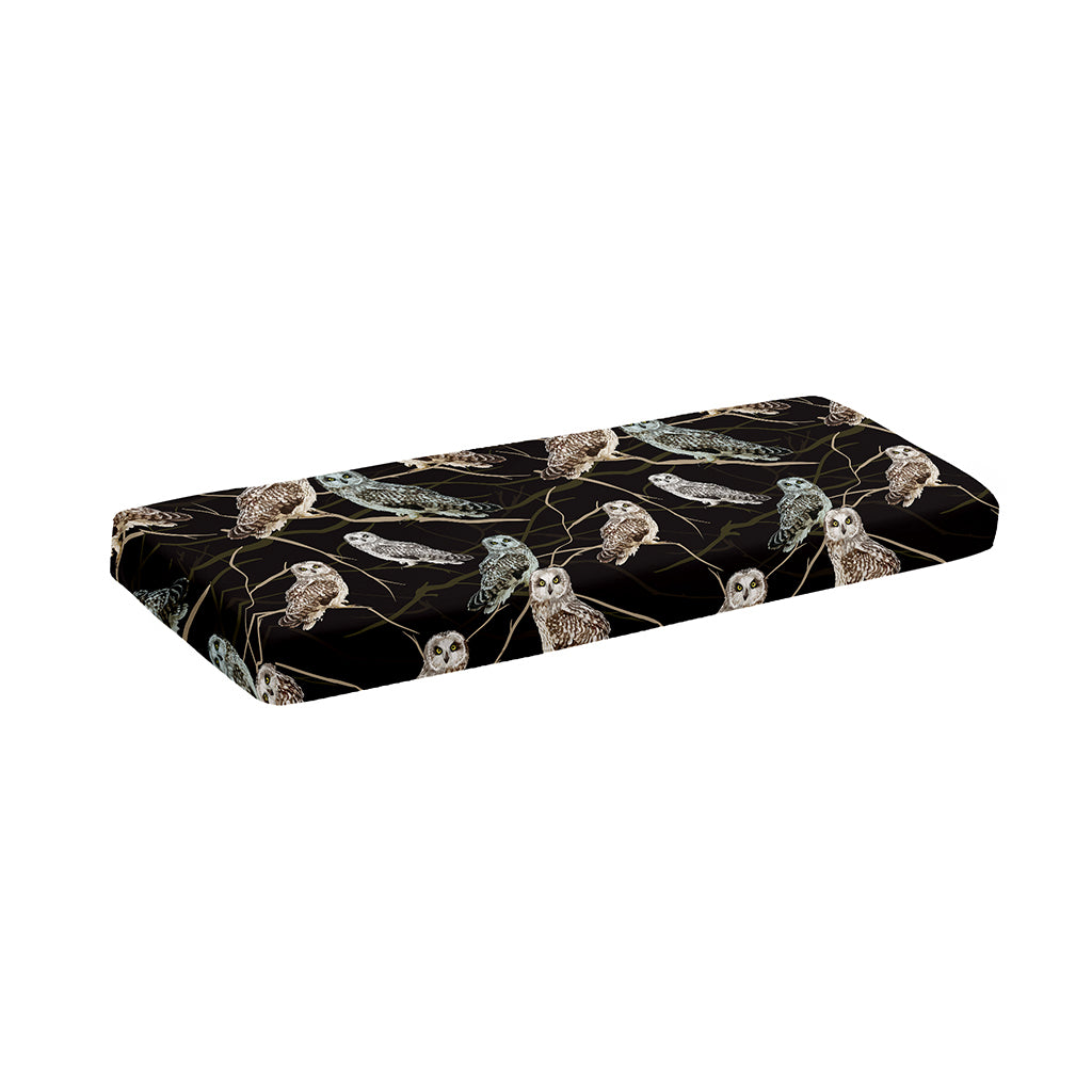 Night Owl Pattern Print Piano Keyboard Cover