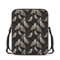 Night Owl Pattern Print Rectangular Crossbody Bag