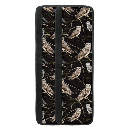 Night Owl Pattern Print Refrigerator Handle Covers