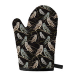 Night Owl Pattern Print Single Oven Mitt