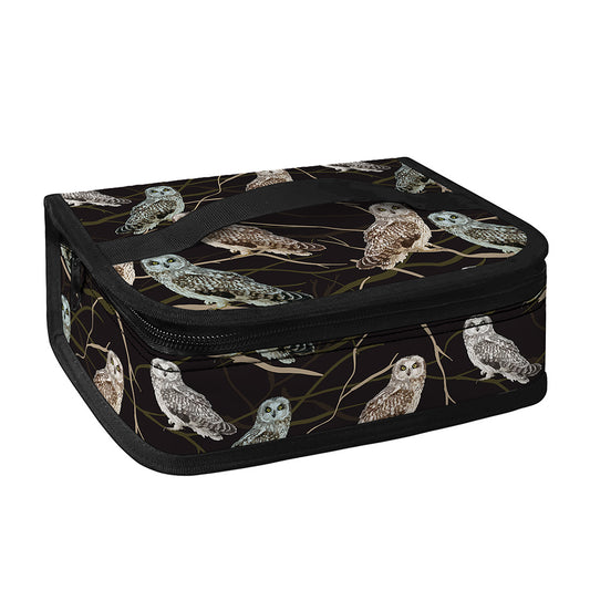 Night Owl Pattern Print Small Lunch Bag