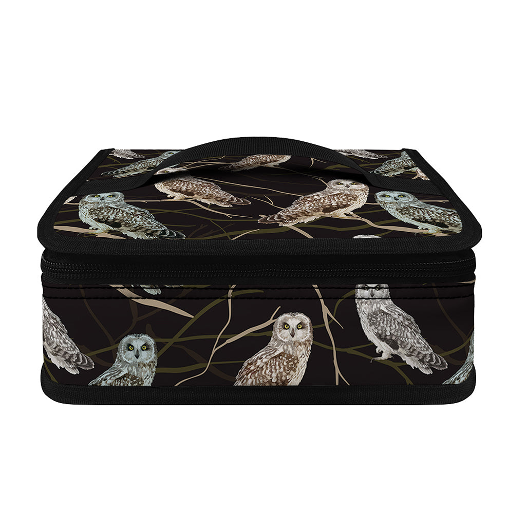 Night Owl Pattern Print Small Lunch Bag