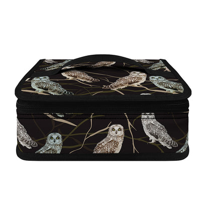 Night Owl Pattern Print Small Lunch Bag