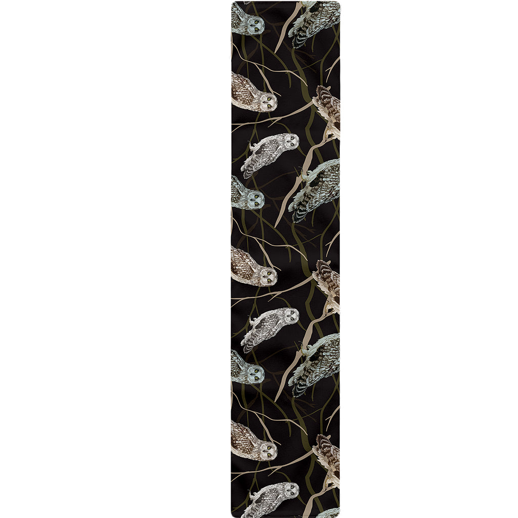 Night Owl Pattern Print Table Runner