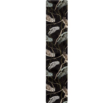 Night Owl Pattern Print Table Runner