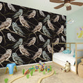 Night Owl Pattern Print Wall Sticker