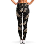 Night Owl Pattern Print Women's Leggings
