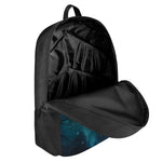 Night Sky And Full Moon Print 17 Inch Backpack