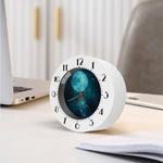 Night Sky And Full Moon Print Alarm Clock