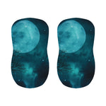 Night Sky And Full Moon Print Bar Stool Covers