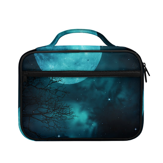 Night Sky And Full Moon Print Briefcase Bible Bag