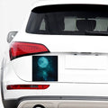 Night Sky And Full Moon Print Car Sticker