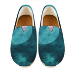 Night Sky And Full Moon Print Casual Shoes