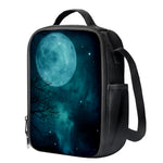 Night Sky And Full Moon Print Crossbody Lunch Bag