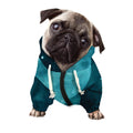 Night Sky And Full Moon Print Dog Zip Up Hoodie