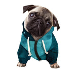 Night Sky And Full Moon Print Dog Zip Up Hoodie