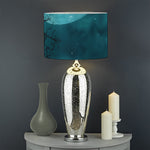 Night Sky And Full Moon Print Drum Lamp Shade
