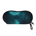 Night Sky And Full Moon Print Glasses Case