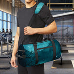 Night Sky And Full Moon Print Gym Bag