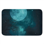Night Sky And Full Moon Print Indoor Door Mat