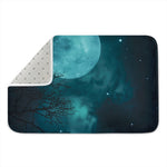 Night Sky And Full Moon Print Indoor Door Mat