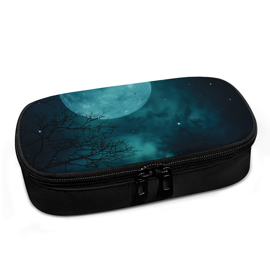 Night Sky And Full Moon Print Insulin Cooler Travel Case