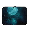 Night Sky And Full Moon Print Laptop Sleeve