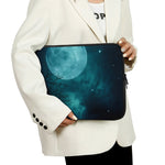 Night Sky And Full Moon Print Laptop Sleeve