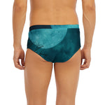 Night Sky And Full Moon Print Men's Briefs