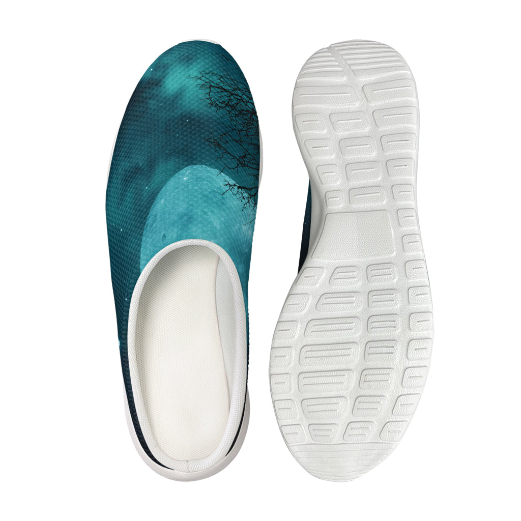 Night Sky And Full Moon Print Mesh Casual Shoes
