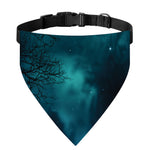 Night Sky And Full Moon Print Over The Collar Dog Bandana