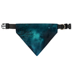 Night Sky And Full Moon Print Over The Collar Dog Bandana