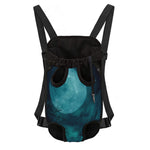 Night Sky And Full Moon Print Pet Carrier Backpack