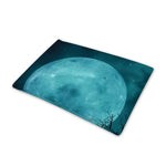 Night Sky And Full Moon Print Pet Cooling Mat Cover