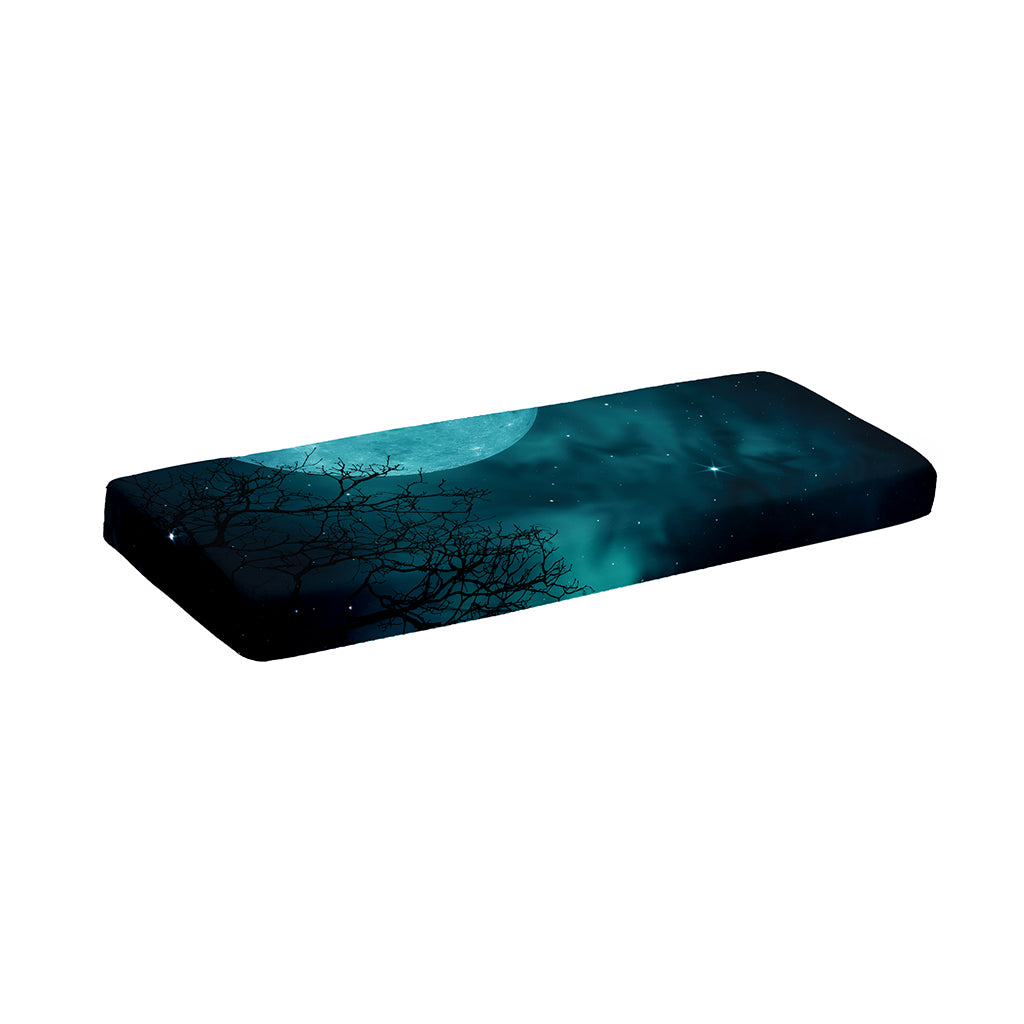 Night Sky And Full Moon Print Piano Keyboard Cover