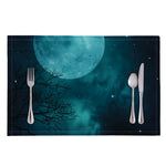 Night Sky And Full Moon Print Placemat