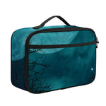 Night Sky And Full Moon Print Portable Lunch Bag