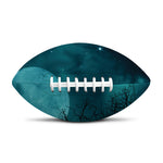 Night Sky And Full Moon Print Rugby Ball
