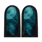 Night Sky And Full Moon Print Skillet Handle Cover