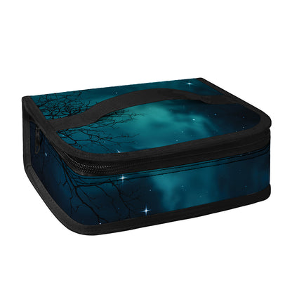 Night Sky And Full Moon Print Small Lunch Bag