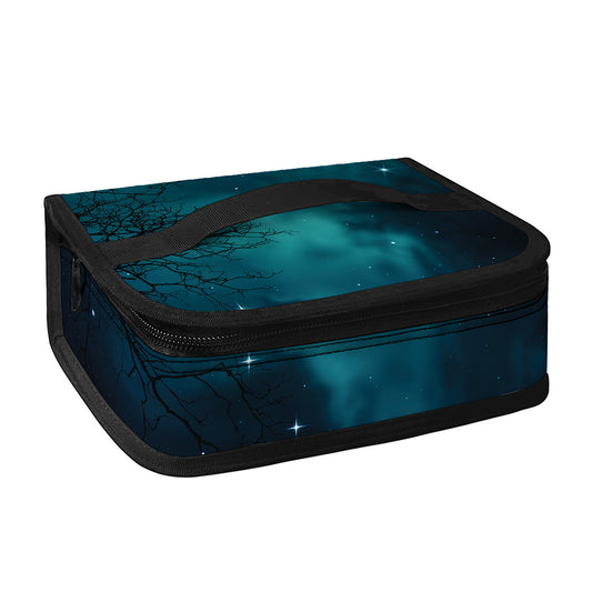 Night Sky And Full Moon Print Small Lunch Bag