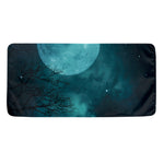 Night Sky And Full Moon Print Towel