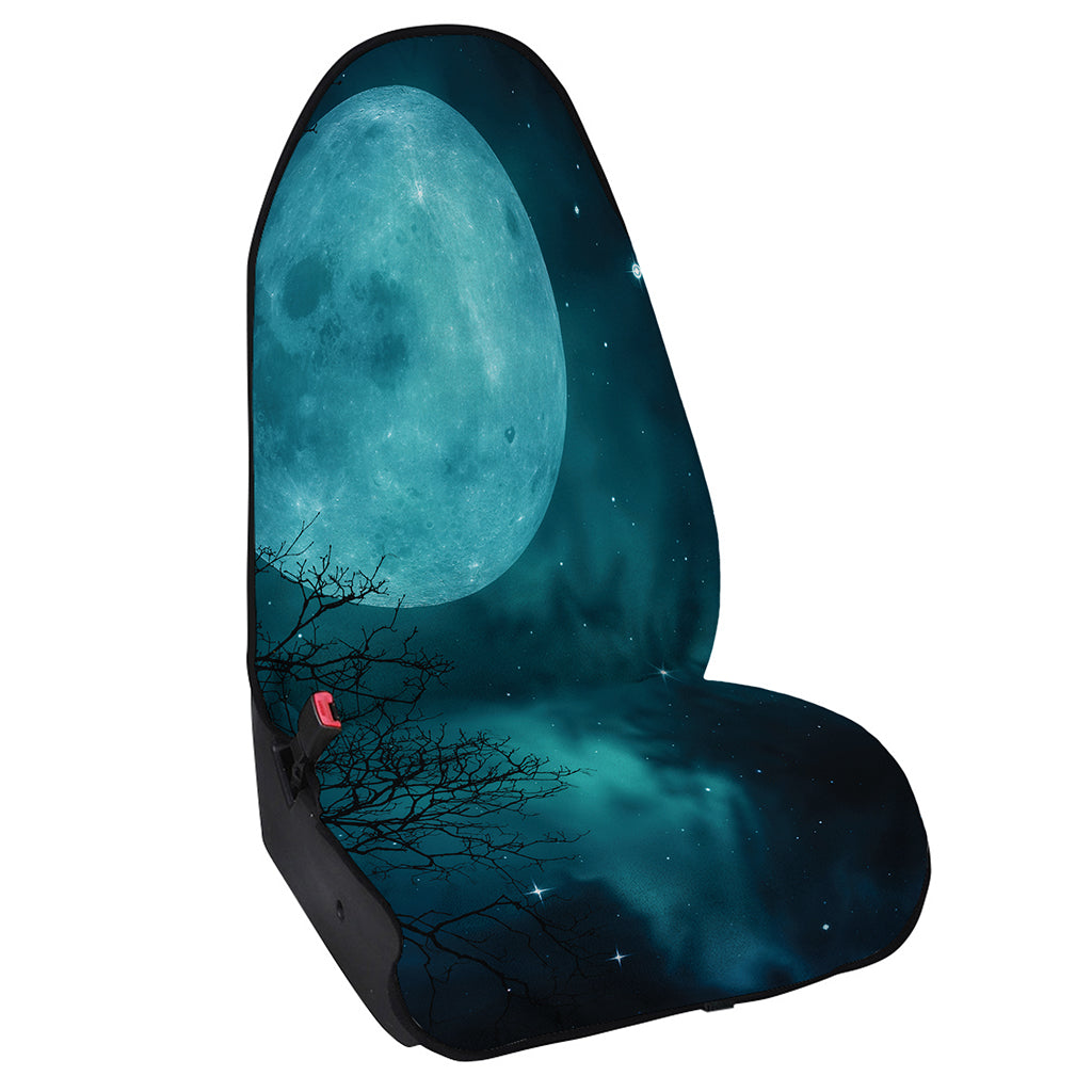 Night Sky And Full Moon Print Waterproof Car Seat Cover